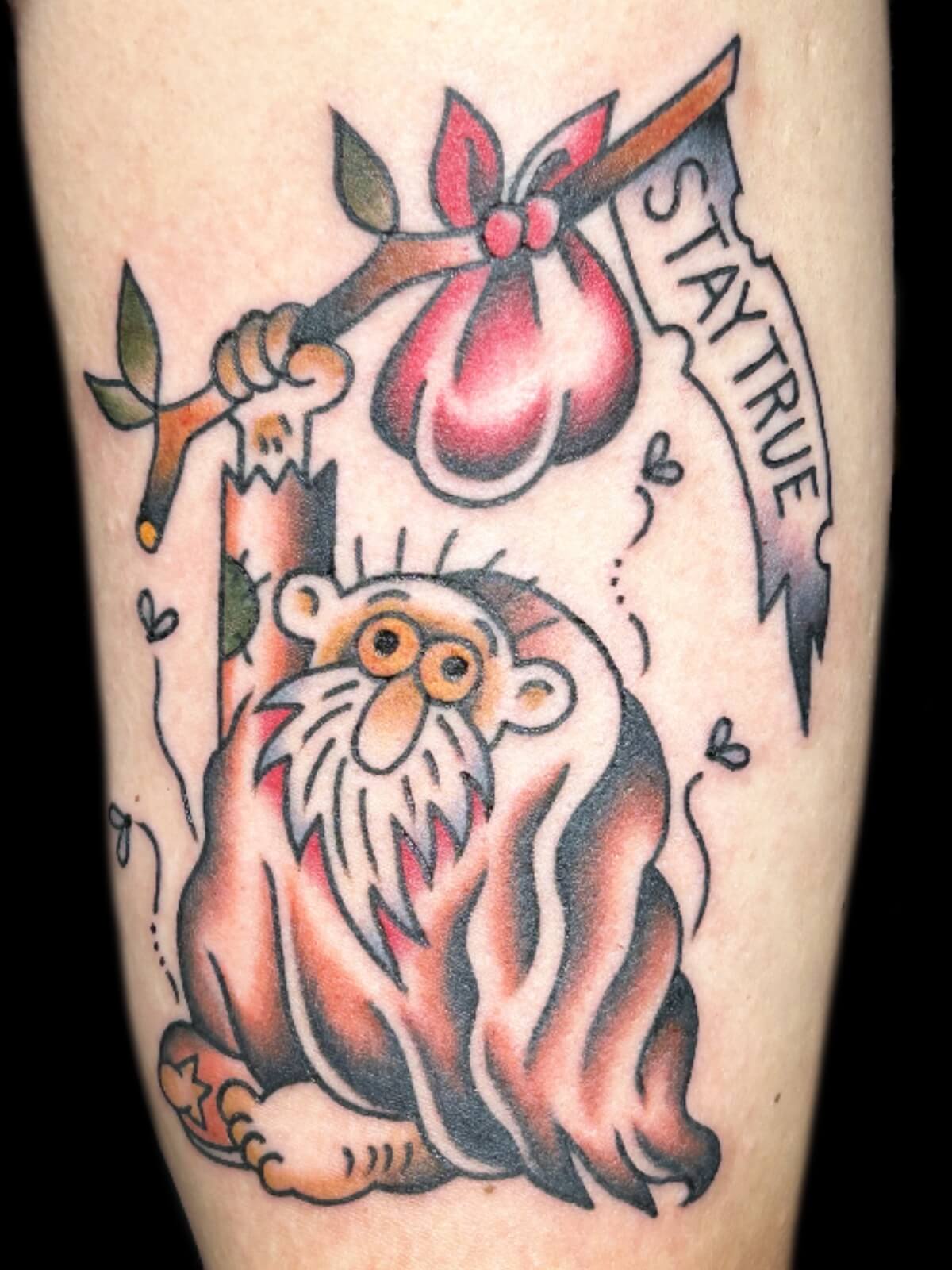 ホームレスモチーフのアメリカントラディショナルタトゥー